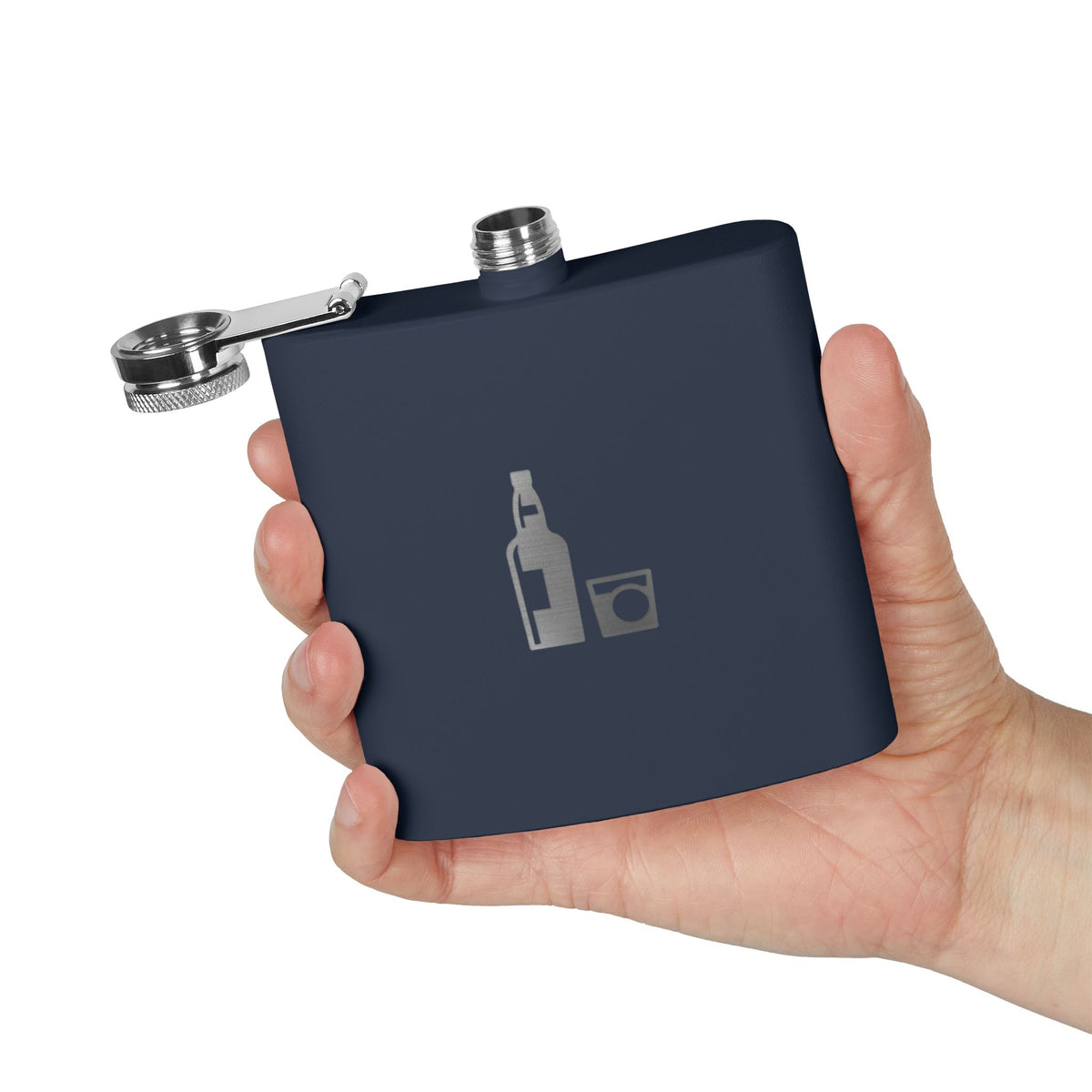 Stainless Steel Flask, 6oz-